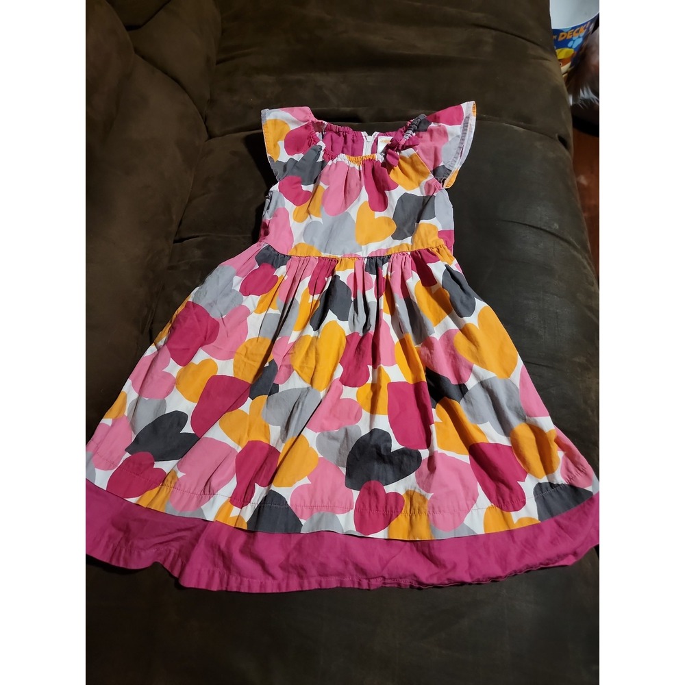Gymboree panda academy back to school heart dress size 7